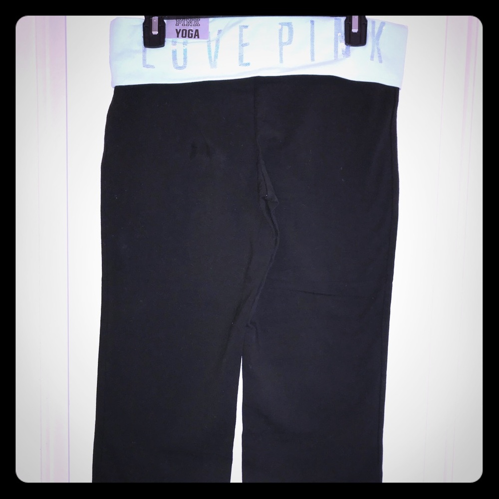 Crop Yoga Pants (PINK)